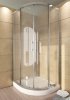 Ronal Top-Line TOPR Kabina prysznicowa półokrągła 80cm profil srebrny TOPR550800107 